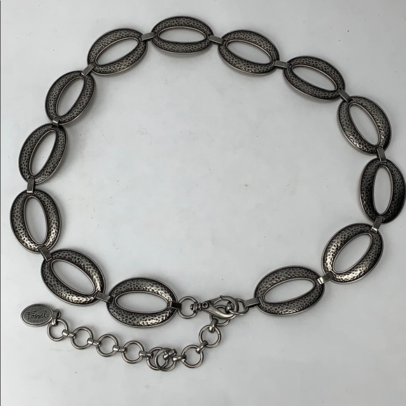 Fossil Silver Metal Belt - Picture 2 of 8